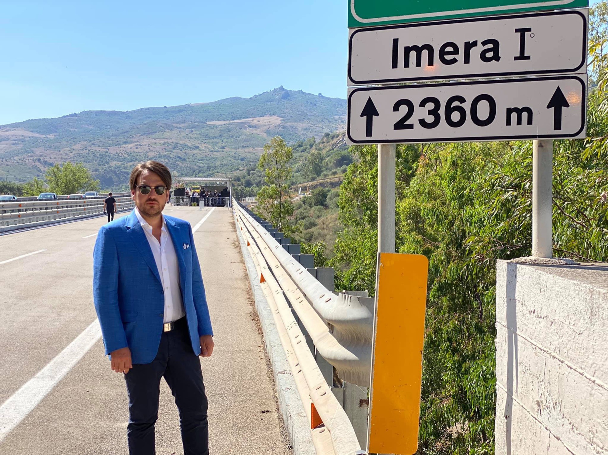Inaugurazione del ponte Himera